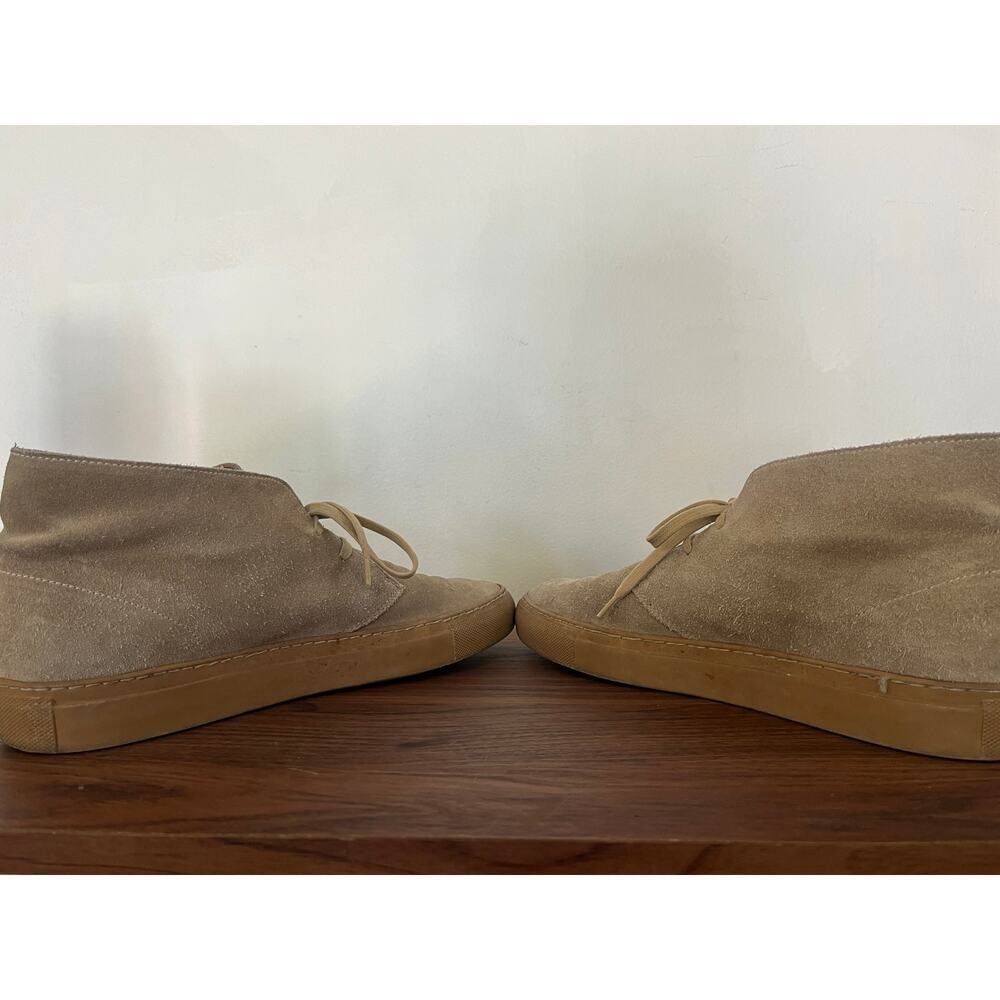 Common Projects Tan Suede Leather Chukka Sneakers Made in Italy sz EU44 Boho - Picture 6 of 9